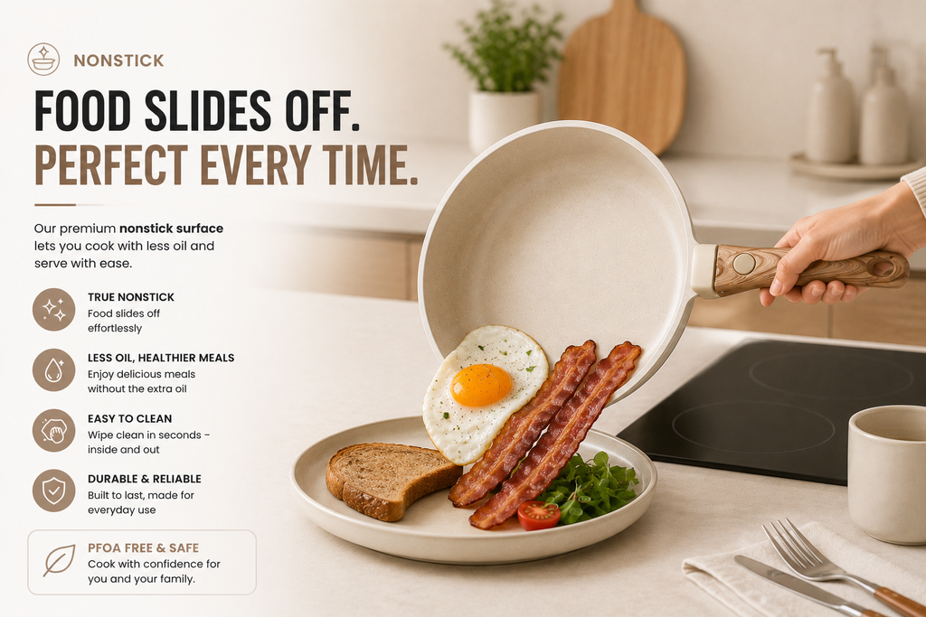 Modern 9-Piece Nonstick Cookware Collection