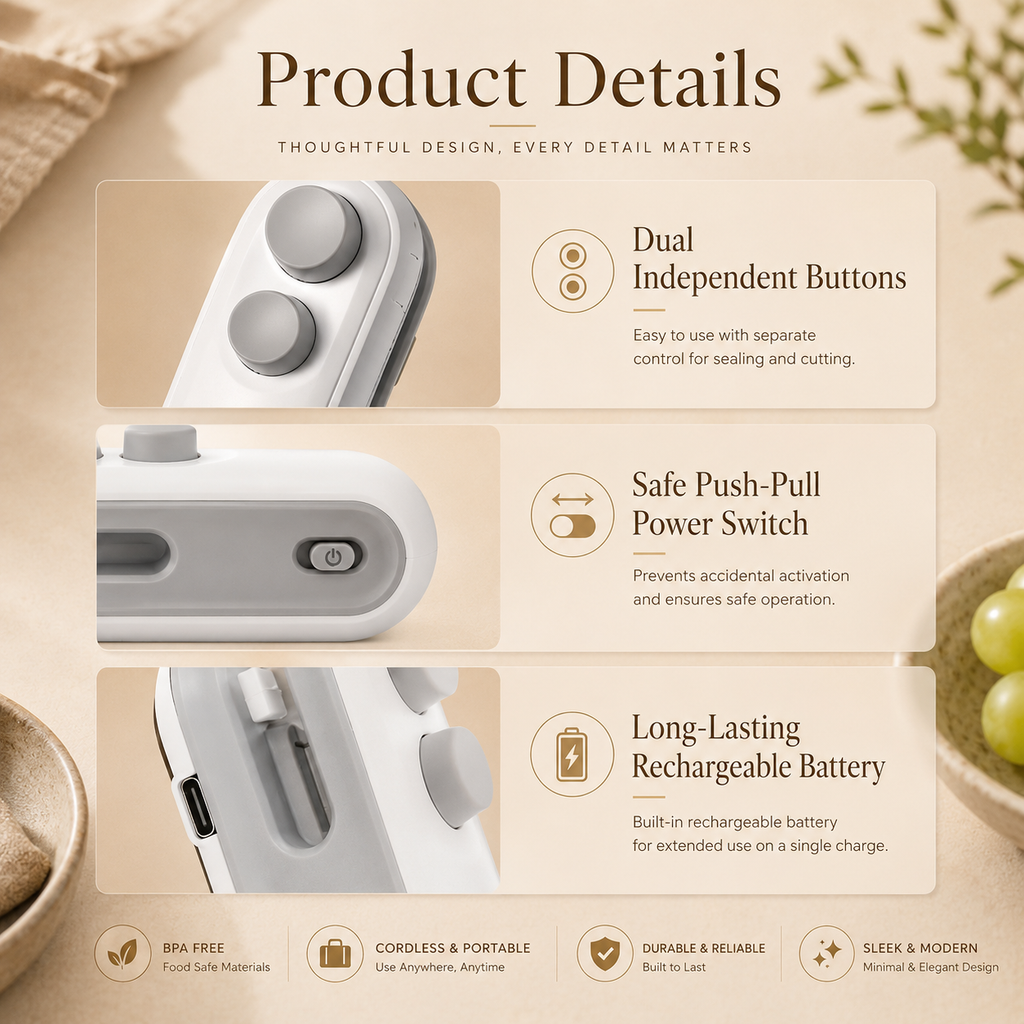 Rechargeable Bag Sealer